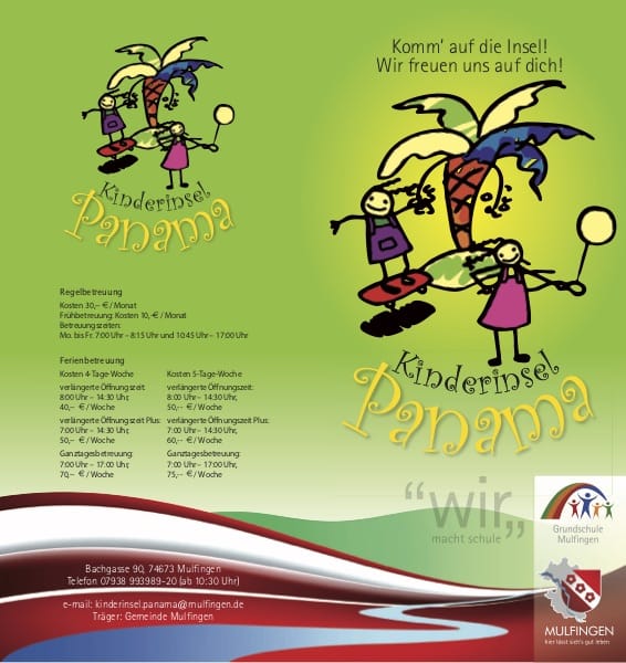 Kinderinsel Panama Flyer